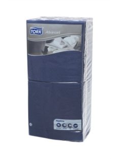   Szalvéta, 1/4 hajtogatott, 2 rétegű, 32x32 cm, Advanced, TORK "Lunch", sötétkék (KHH320)