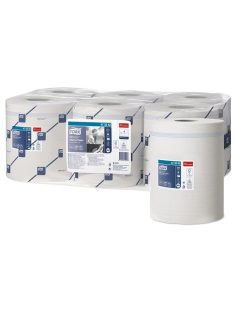   Törlőpapír, tekercses, 19, 5 cm átmérő, M4 rendszer, 2 rétegű, Advanced, TORK "Reflex™", fehér (KHH436)