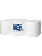 Toalettpapír, T2 rendszer, 2 rétegű, 19, 5 cm átmérő, Advanced, TORK "Mini Jumbo", fehér (KHH460)