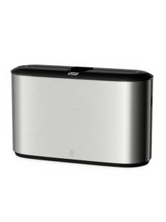   Kéztörlő adagoló, pultra tehető, H2 rendszer, Image Line, TORK "Xpress® Multifold", rozsdamentes (KHH502)