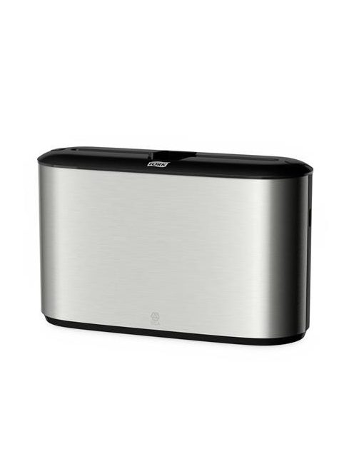 Kéztörlő adagoló, pultra tehető, H2 rendszer, Image Line, TORK "Xpress® Multifold", rozsdamentes (KHH502)