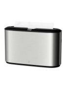 Kéztörlő adagoló, pultra tehető, H2 rendszer, Image Line, TORK "Xpress® Multifold", rozsdamentes (KHH502)