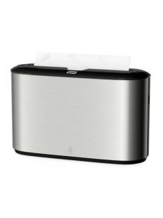   Kéztörlő adagoló, pultra tehető, H2 rendszer, Image Line, TORK "Xpress® Multifold", rozsdamentes (KHH502)