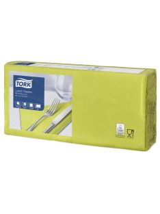   Szalvéta, 1/4 hajtogatott, 2 rétegű, 32,6x33 cm, Advanced, TORK "Lunch", lime (KHH575)