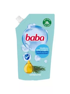   Folyékony szappan utántöltő, 0,5 l, BABA, eukaliptusz (KHH637)