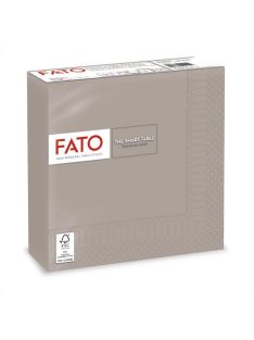   Szalvéta, 1/4 hajtogatott, 33x33 cm, FATO "Smart Table", galambszürke (KHH659)