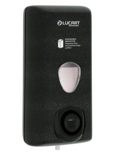  Folyékony szappan adagoló, LUCART "EcoNatural", fekete (KHH662)