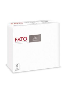   Szalvéta, 1/4 hajtogatott, 38x38 cm, FATO "Star", fehér (KHH664)