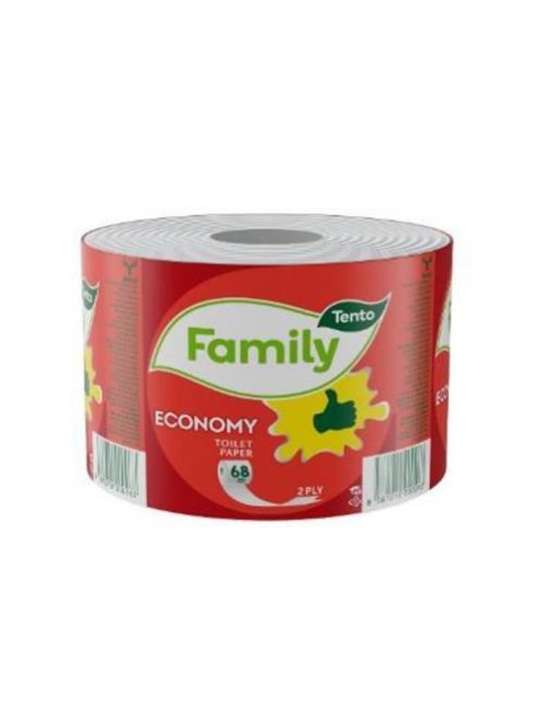 Toalettpapír, 2 rétegű, 36 tekercses, TENTO "Family Economy", natúr (KHH670)