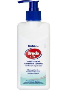   Folyékony szappan, fertőtlenítő, 0,35 l, BRADOLIFE (KHH688)