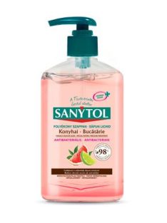   Antibakteriális folyékony szappan, 250 ml, SANYTOL "Konyhai" (KHH737)