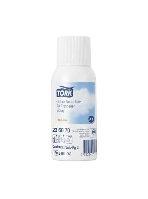 Szagsemlegesítő spray, 75 ml, TORK, átlátszó (KHH738)