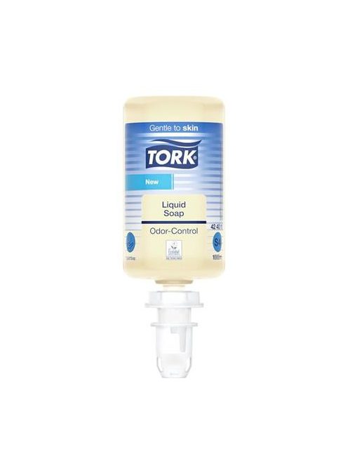 Folyékony szappan, 1 l, S4 rendszer, szagsemlegesítő, TORK "Odor-Control", átlátszó (KHH741)
