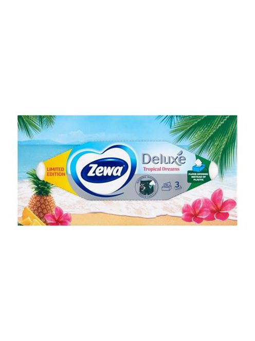 Kozmetikai kendő, 3 rétegű, 90 db, ZEWA "Family" illatmentes (KHHZ12)