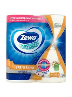   Háztartási papírtörlő, 2 rétegű, 2 tekercses, ZEWA "Wisch&Weg extra lang" (KHHZ31)