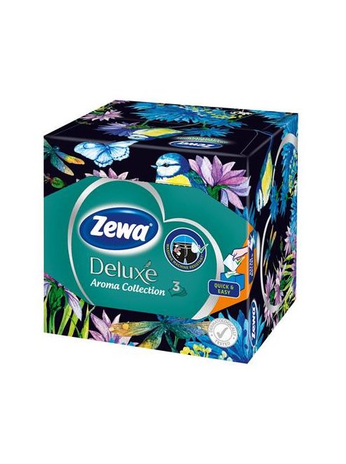 Papír zsebkendő, 3 rétegű, 60 db, ZEWA "Aroma Collection" (KHHZ33)