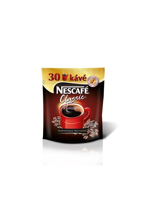Instant kávé, 50 g, utántöltő, NESCAFÉ "Classic" (KHK010)