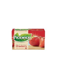 Fekete tea, 20x1,5 g, PICKWICK, eper (KHK015)