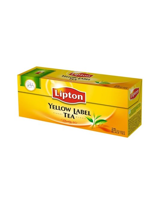 Fekete tea, 25x2 g, LIPTON "Yellow label" (KHK023)
