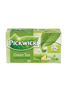   Zöld tea, 20x2 g, PICKWICK "Zöld tea Variációk", citrom, jázmin, earl grey, borsmenta (KHK116)