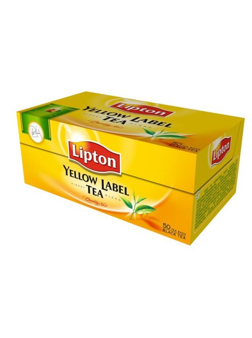 Fekete tea, 50x2 g, LIPTON "Yellow label" (KHK265)