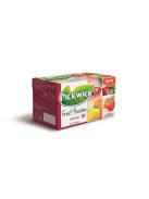 Gyümölcstea, 20x2 g, PICKWICK "Fruit Fusion Variációk Piros", eper-tejszín, citrus-bodza, mágikus meggy, áfonya-málna (KHK289)
