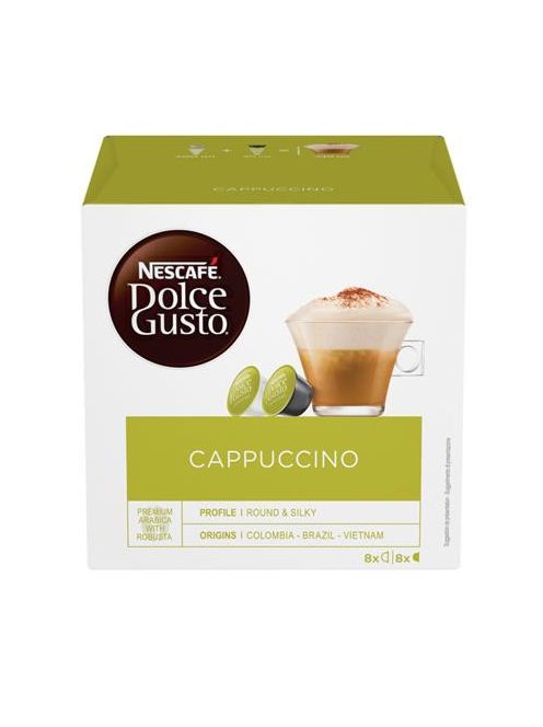 Kávékapszula, 8x2db  NESCAFÉ DOLCE GUSTO "Cappuccino" (KHK365)