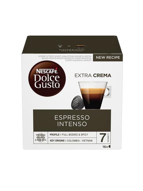 Kávékapszula, 16 db,  NESCAFÉ "Dolce Gusto Espresso Intenso" (KHK390)
