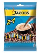 Instant kávé stick, 10x14 g, JACOBS "2in1" (KHK457)