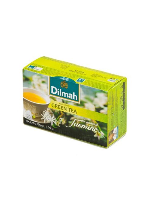 Zöld tea, 20x1,5g, DILMAH, jázmin (KHK522)
