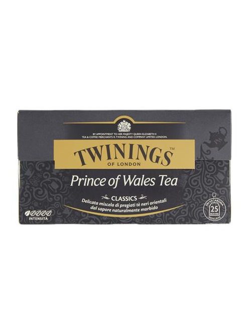 Fekete tea, 25x2 g, TWININGS "Prince of Wales" (KHK622)