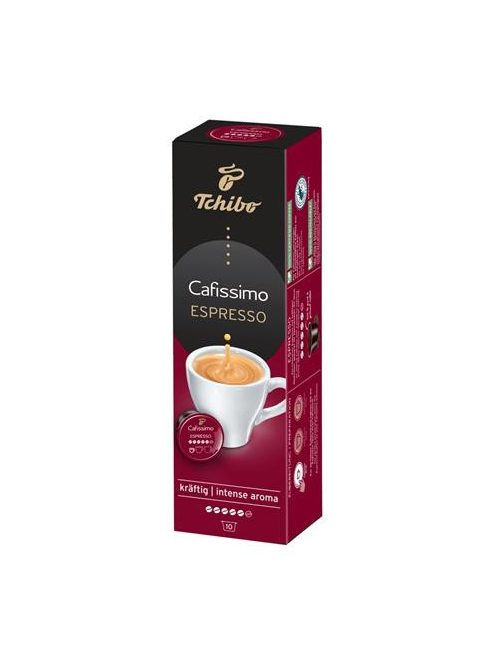 Kávékapszula, 10 db, TCHIBO "Cafissimo Espresso Intense" (KHK650)