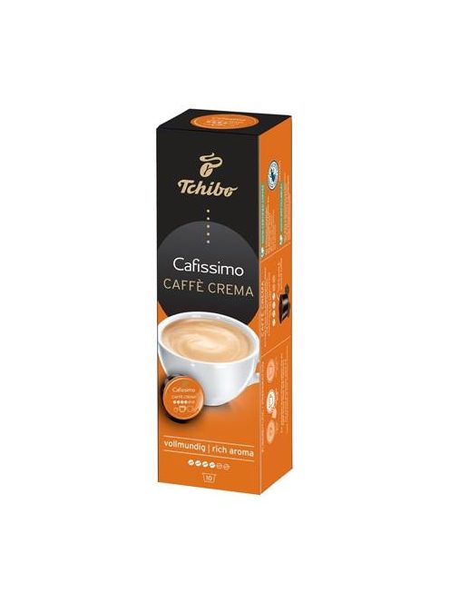 Kávékapszula, 10 db, TCHIBO "Cafissimo Caffé Crema Rich" (KHK652)