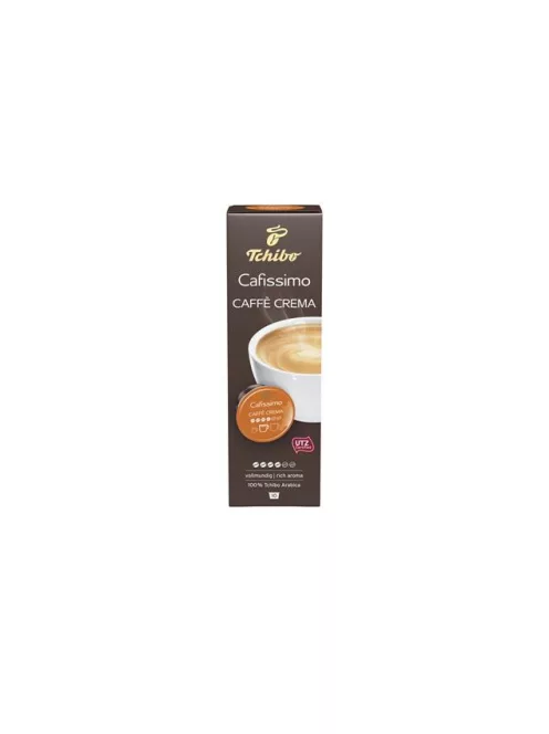 Kávékapszula, 10 db, TCHIBO "Cafissimo Caffé Crema Rich" (KHK652)