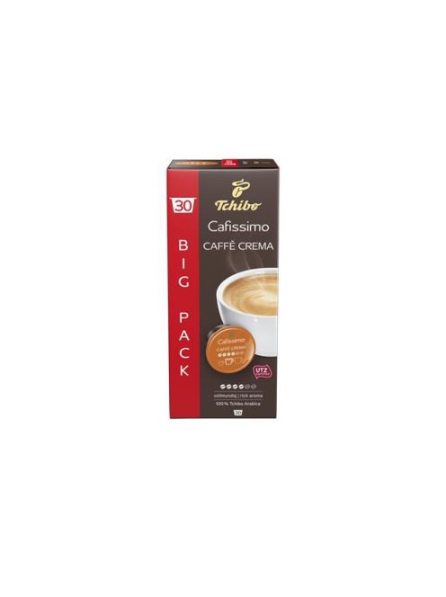 Kávékapszula, 30 db, TCHIBO "Cafissimo Caffé Crema Rich" (KHK654)