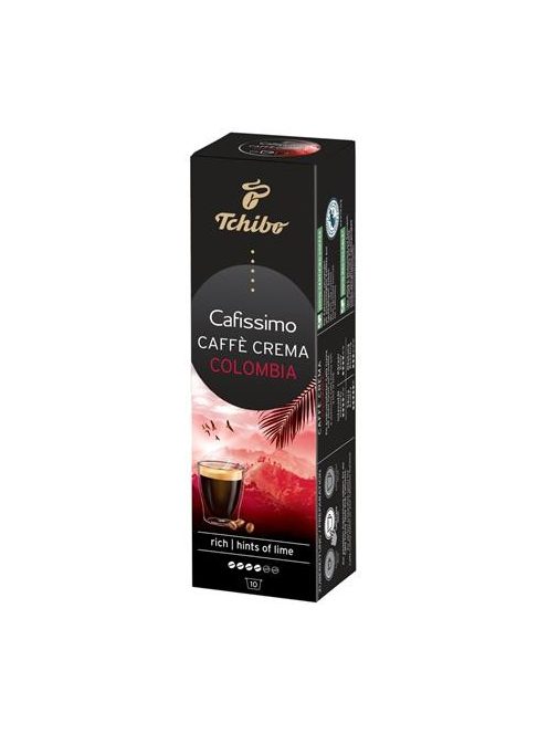 Kávékapszula, 10 db, TCHIBO "Cafissimo Caffé Crema Colombia" (KHK658)