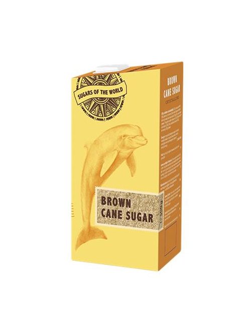 Kristálycukor, barna nád, 0,5 kg (KHK715)