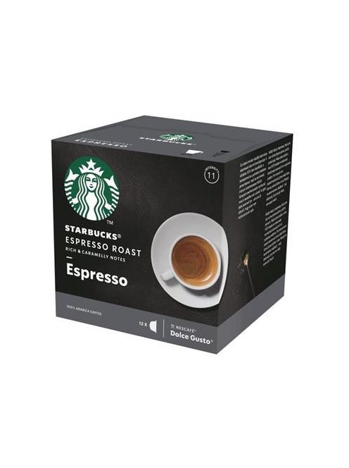 Kávékapszula, 12 db, STARBUCKS by Dolce Gusto®, "Espresso Roast" (KHK716)
