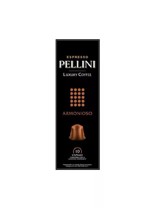 Kávékapszula, Nespresso® kompatibilis, 10 db, PELLINI, "Armonioso" (KHK740)