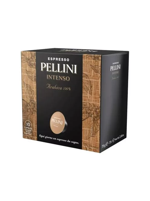 Kávékapszula, Dolce Gusto kompatibilis, 10 db, PELLINI, "Intenso" (KHK745)