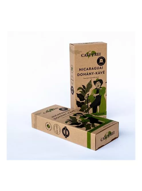 Kávékapszula, 9 db, CAFE FREI "Nicaraguai dohány" (KHK747)