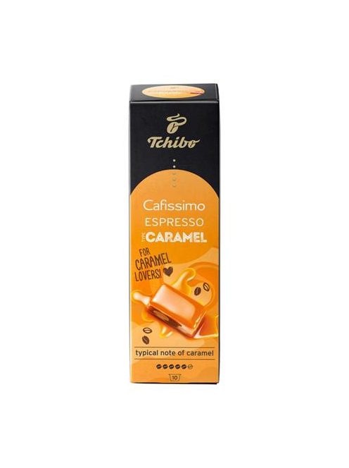 Kávékapszula, 10 db, TCHIBO "Cafissimo Espresso Caramel" (KHK795)