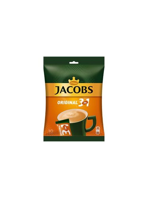 Instant kávé stick, 10x15,2 g, JACOBS "3in1" (KHK812)