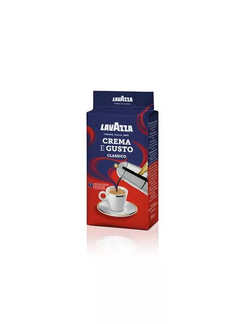 Kávé, pörkölt, őrölt, 250 g, LAVAZZA "Crema e Gusto" (KHK823)