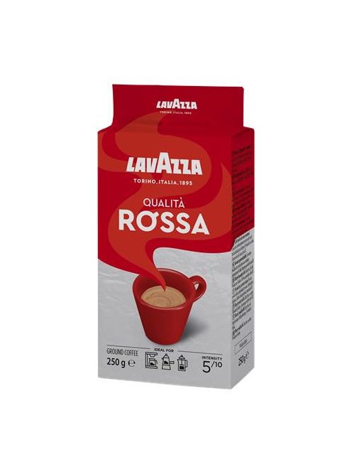 Kávé, pörkölt, őrölt, 250 g, LAVAZZA "Rossa" (KHK826)