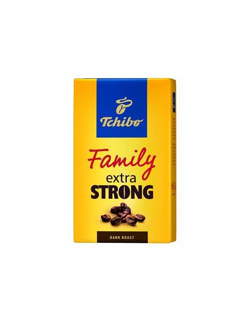 Kávé, pörkölt, őrölt, 250 g, TCHIBO "Family Extra Strong" (KHK827)