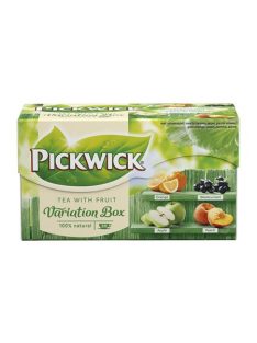   Fekete tea, 20x1,5 g, PICKWICK "Variációk Zöld", narancs, feketeribizli, alma, őszibarack (KHK872)