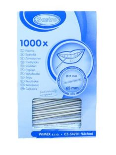   Fogvájó, fa, darabonként csomagolt, kb. 1000 szál (KHKE184)