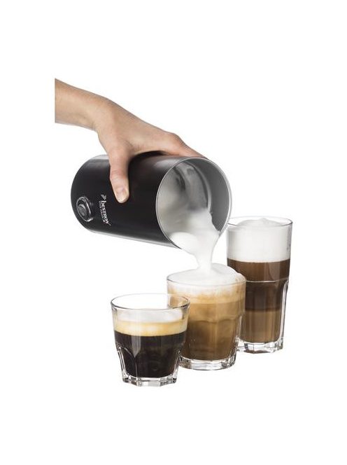 Tejhabosító, elektromos, BESTRON, fekete (KHKGB036)