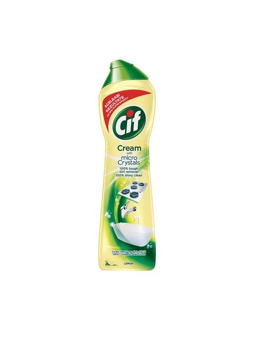 Súrolószer, 360 g/ 250 ml, CIF "Cream", citrom (KHT076)